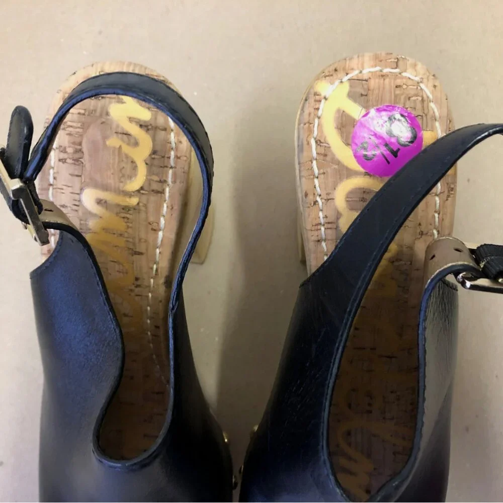 NWOB Sam Edelman Marley Wooden Platform Sandal